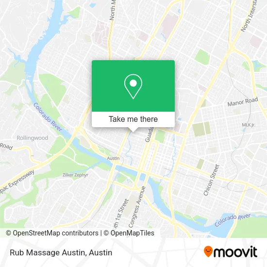 Rub Massage Austin map