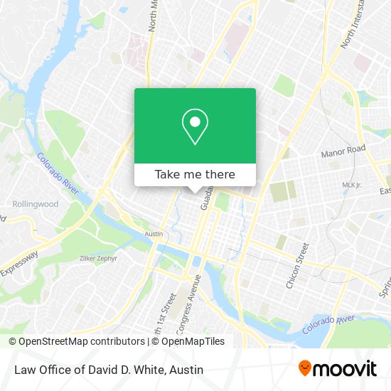 Law Office of David D. White map