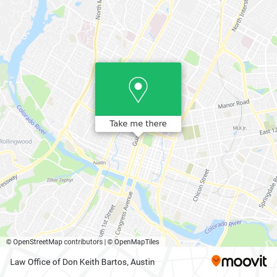 Law Office of Don Keith Bartos map