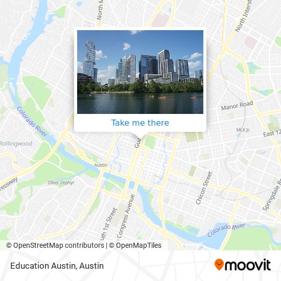 Mapa de Education Austin