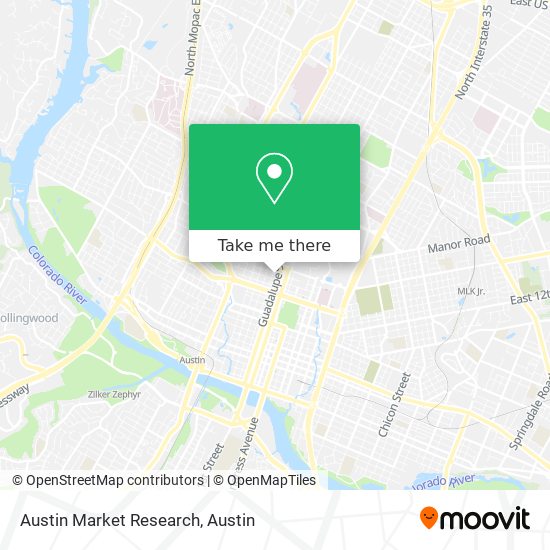 Mapa de Austin Market Research