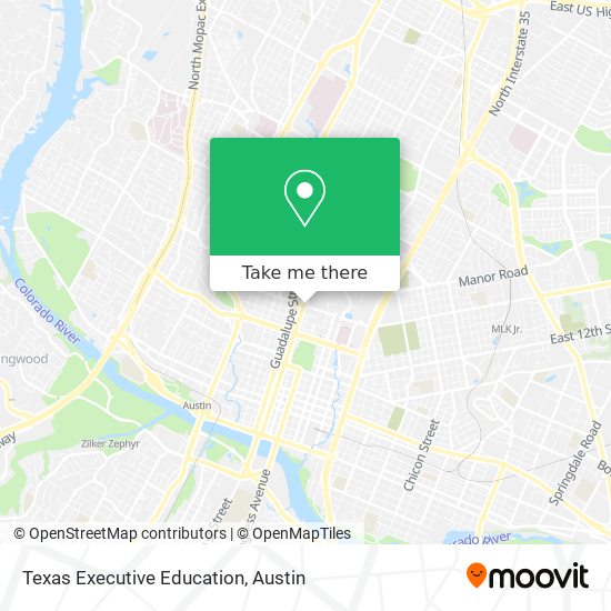 Texas Executive Education map