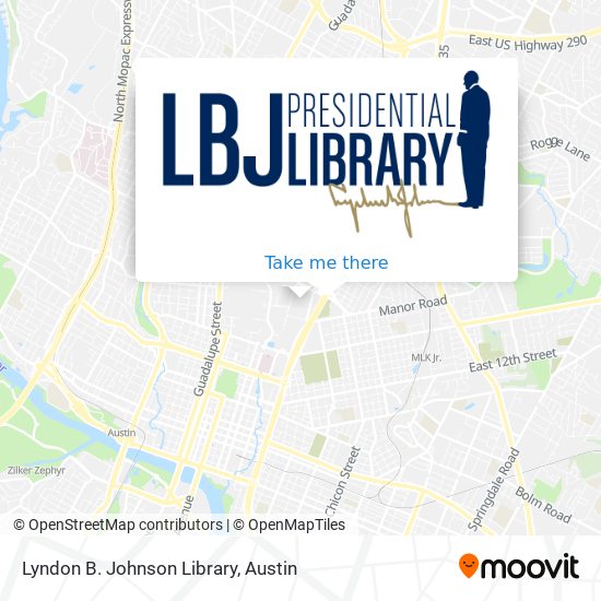 Lyndon B. Johnson Library map