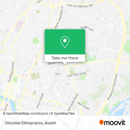 Chicoine Chiropractic map