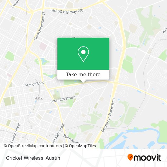 Mapa de Cricket Wireless