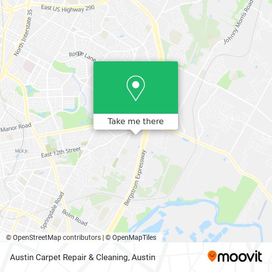 Austin Carpet Repair & Cleaning map