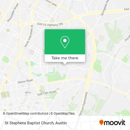 St Stephens Baptist Church map