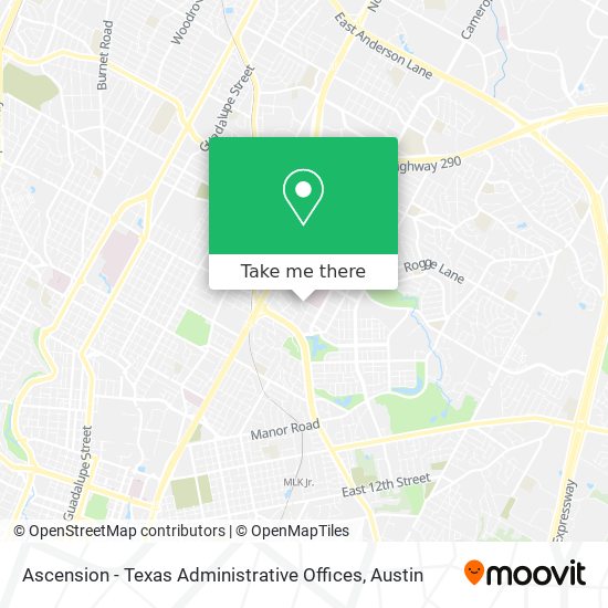 Mapa de Ascension - Texas Administrative Offices