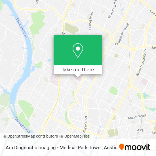 Mapa de Ara Diagnostic Imaging - Medical Park Tower