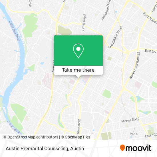 Austin Premarital Counseling map
