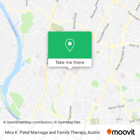 Mapa de Mira K. Patel Marriage and Family Therapy