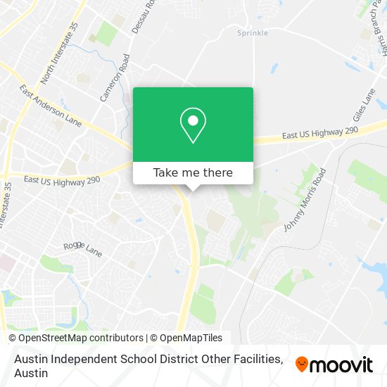 Austin Independent School District Other Facilities map