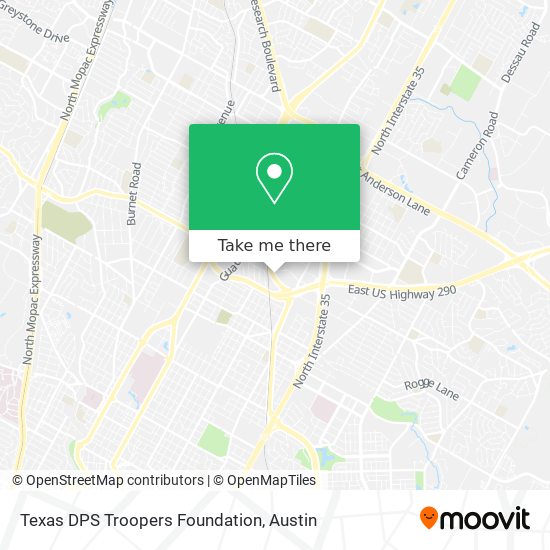 Texas DPS Troopers Foundation map
