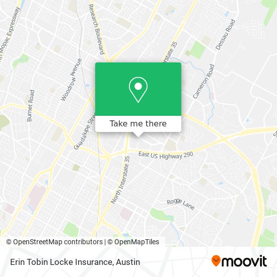 Mapa de Erin Tobin Locke Insurance