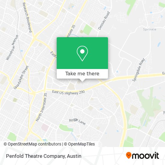 Penfold Theatre Company map