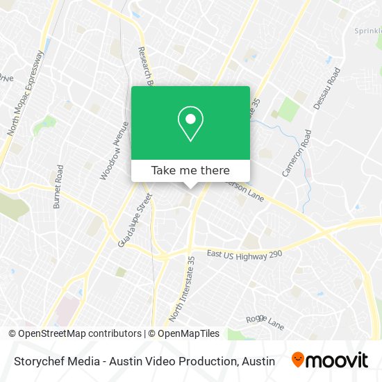 Storychef Media - Austin Video Production map