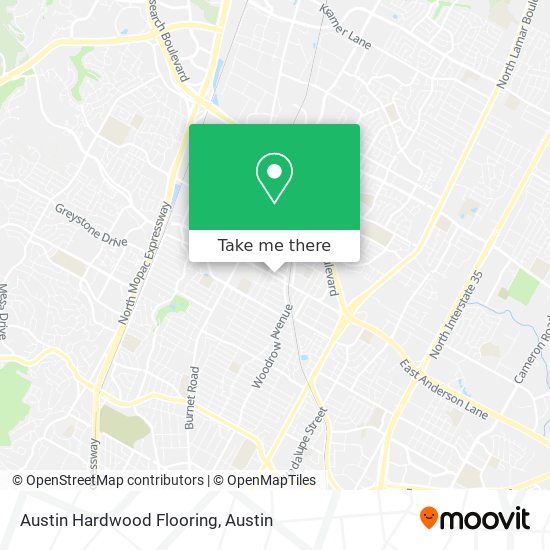 Mapa de Austin Hardwood Flooring