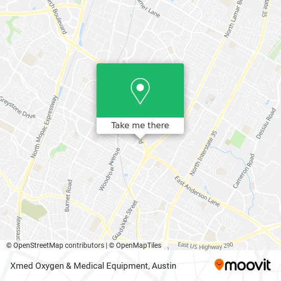 Mapa de Xmed Oxygen & Medical Equipment