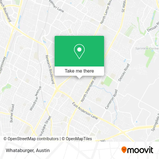Whataburger map