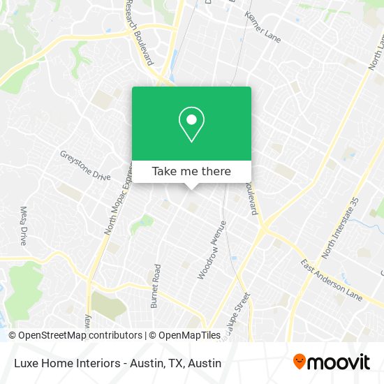 Luxe Home Interiors - Austin, TX map