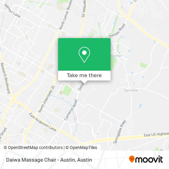 Mapa de Daiwa Massage Chair - Austin
