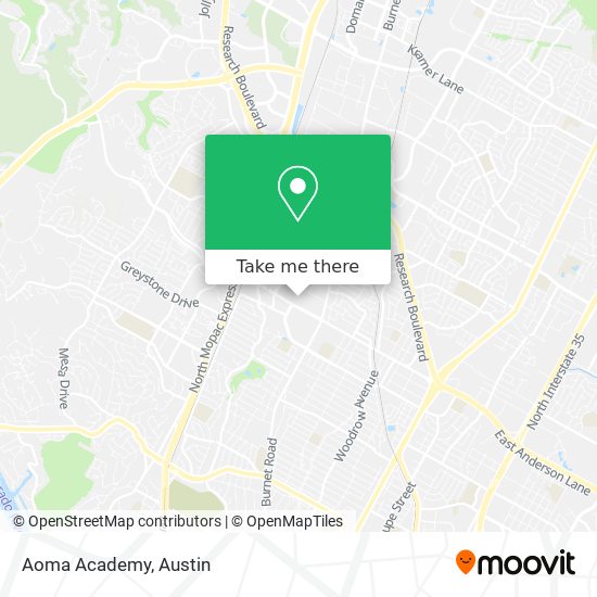 Aoma Academy map