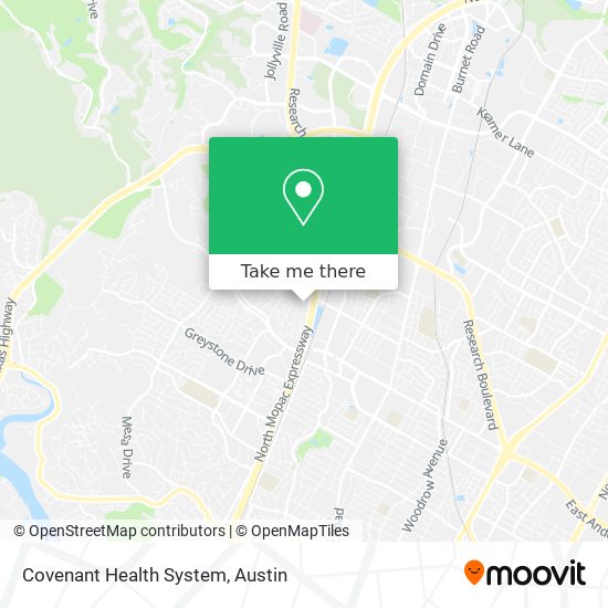 Covenant Health System map