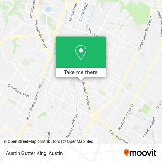 Mapa de Austin Gutter King
