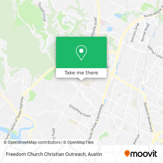 Mapa de Freedom Church Christian Outreach