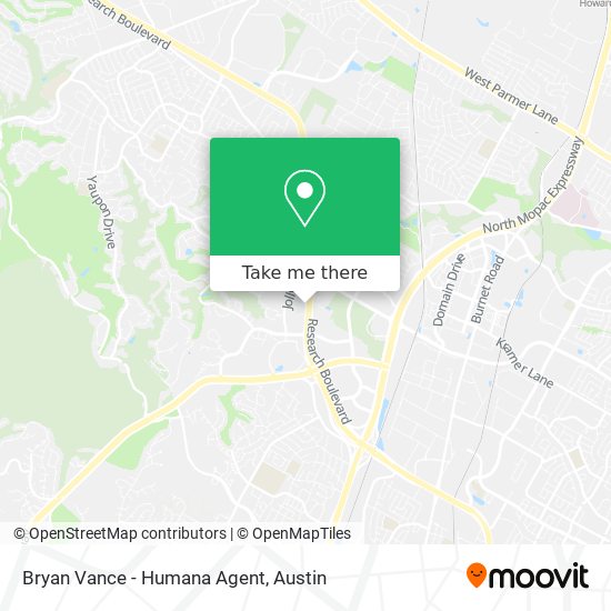 Bryan Vance - Humana Agent map