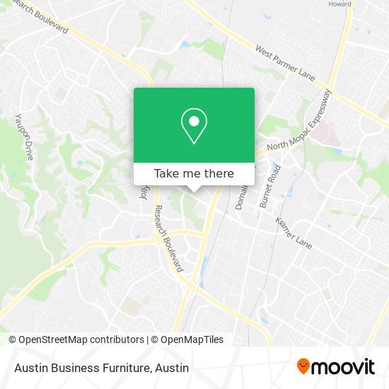 Mapa de Austin Business Furniture