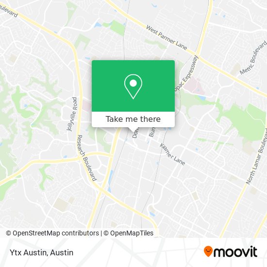 Ytx Austin map