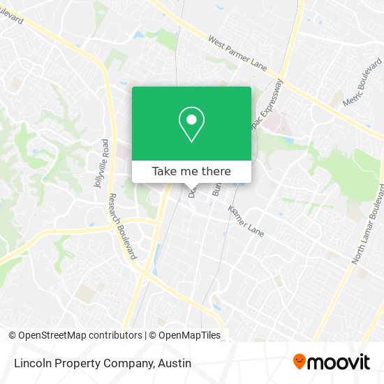 Mapa de Lincoln Property Company