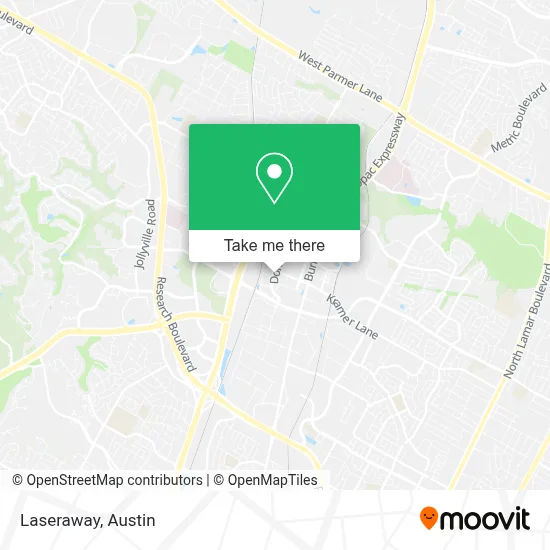 Laseraway map