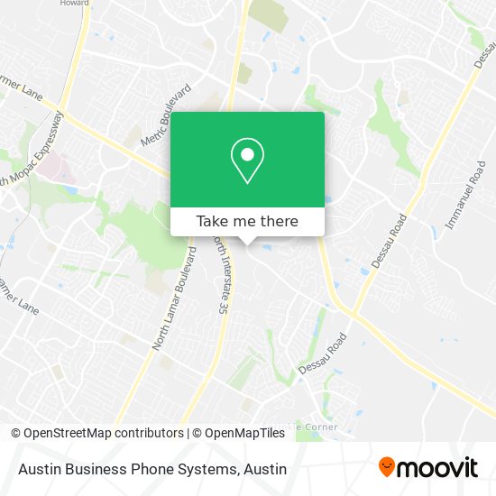 Mapa de Austin Business Phone Systems