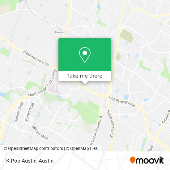 Mapa de K-Pop Austin