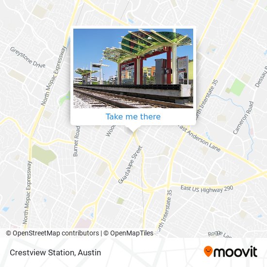 Crestview Station map