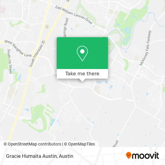 Gracie Humaita Austin map