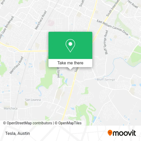 Tesla map