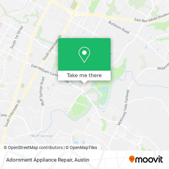 Adornment Appliance Repair map