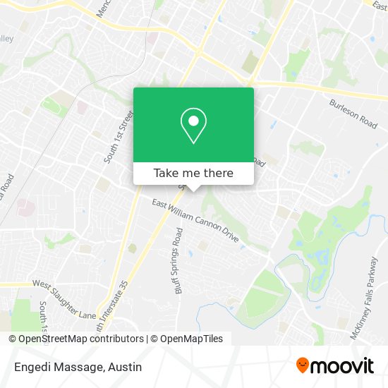 Engedi Massage map