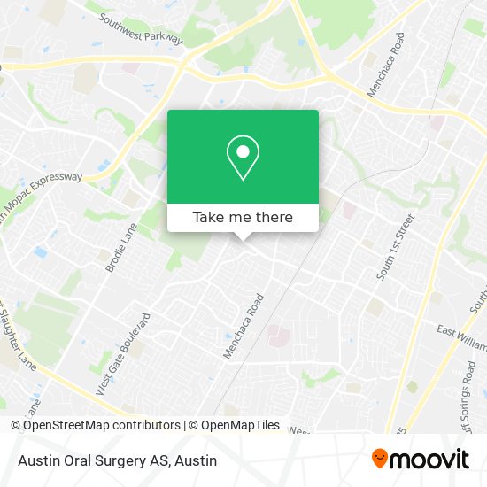 Austin Oral Surgery AS map