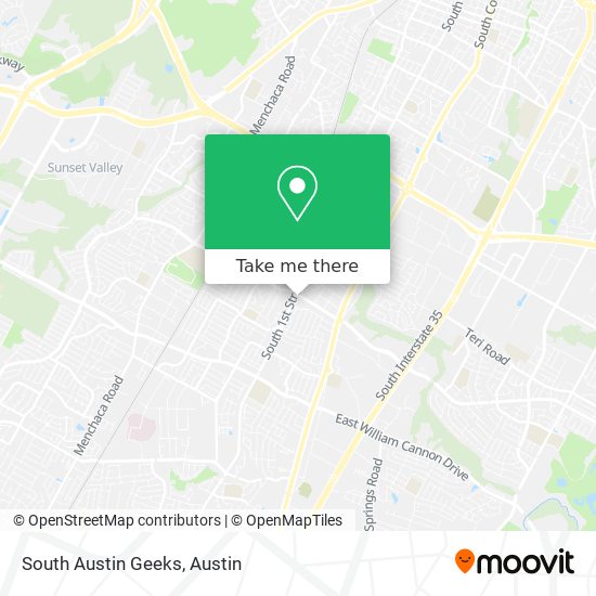 Mapa de South Austin Geeks