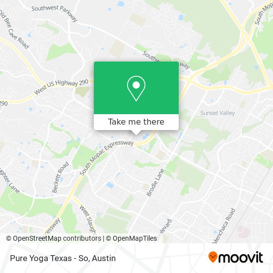 Mapa de Pure Yoga Texas - So