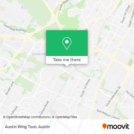 Mapa de Austin Wing Tsun