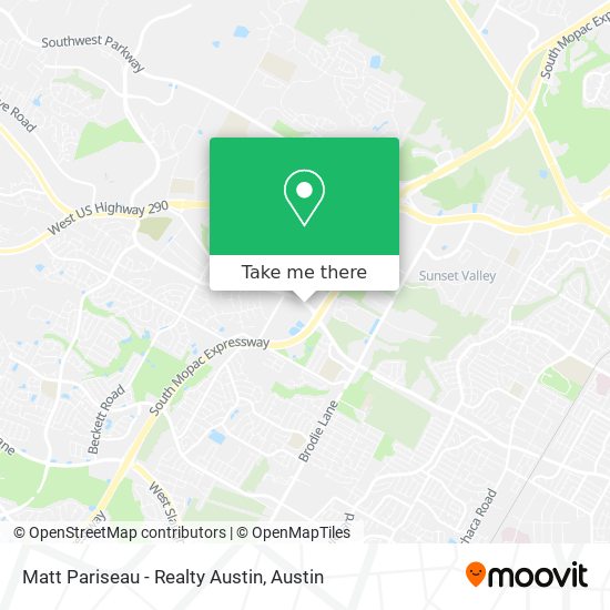 Mapa de Matt Pariseau - Realty Austin