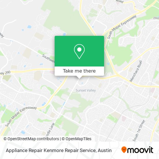 Mapa de Appliance Repair Kenmore Repair Service