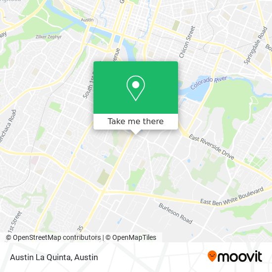 Austin La Quinta map