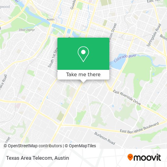 Texas Area Telecom map