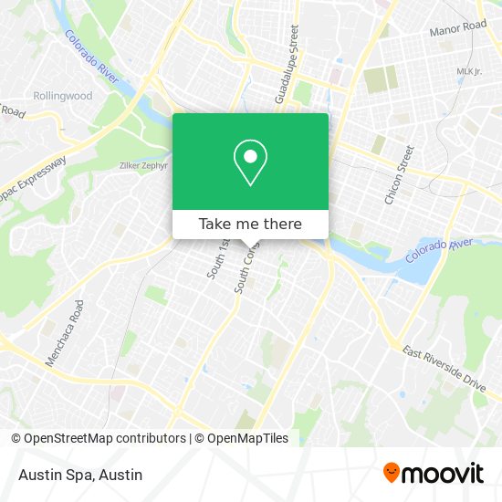 Austin Spa map